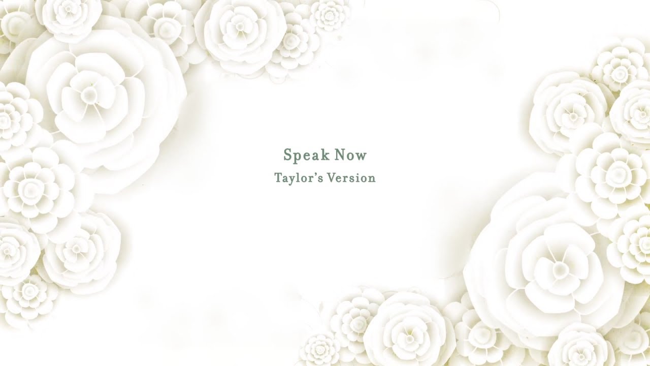 Taylor Swift – Speak Now (Taylor’s Version) (Lyric Video)