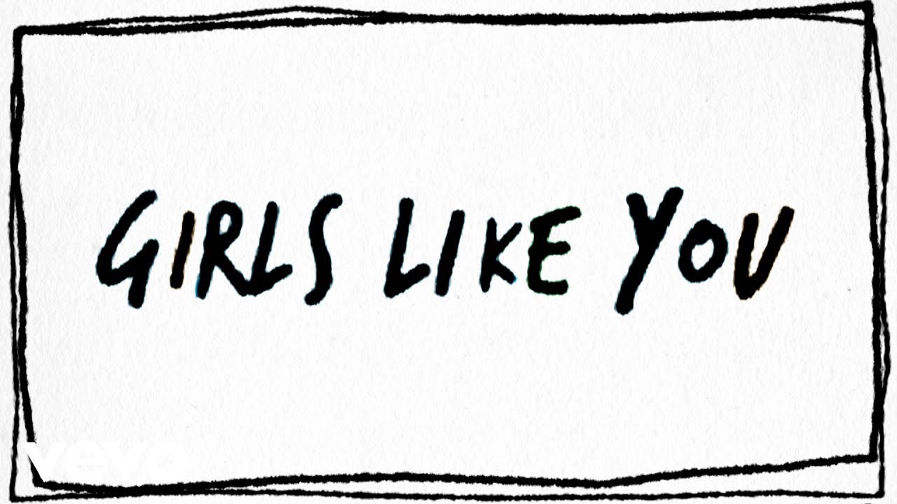 Maroon 5 – Girls Like You ft. Cardi B (Lyric Video)