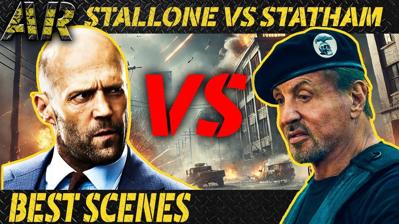 STALLONE VS STATHAM  | BEST SCENES | Action Reload