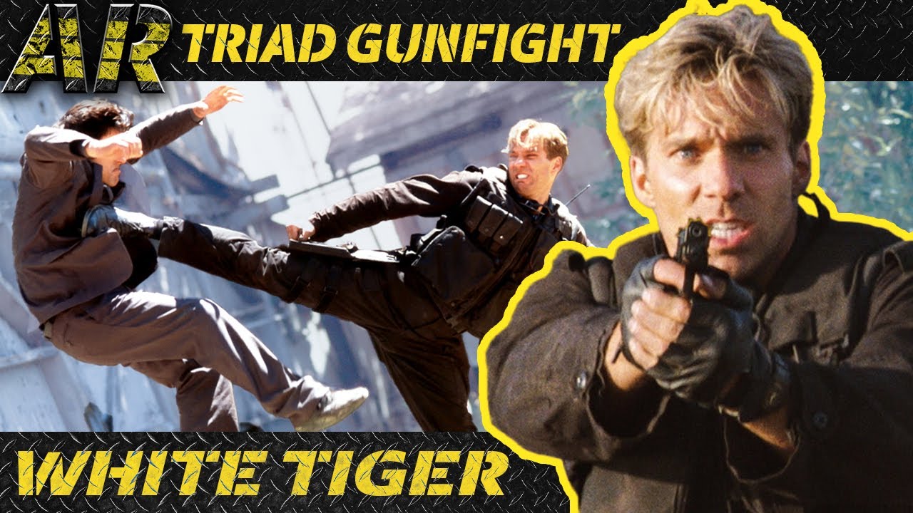 TRIAD RAID Turns Into GUNFIGHT | WHITE TIGER (1996) | Action Martial Arts Clips