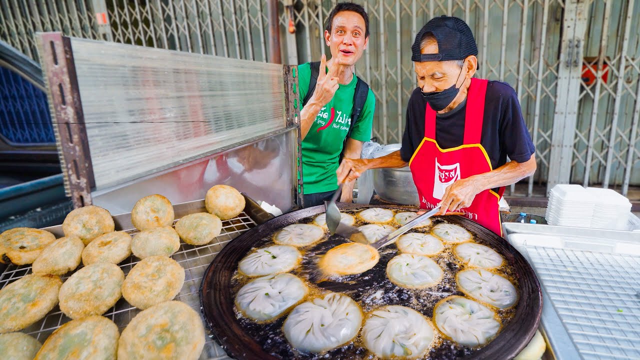 Thai Street Food - Sold Out in 2 Hours!! Best Food in Old Bangkok - Talad Noi! 28 hq720 106