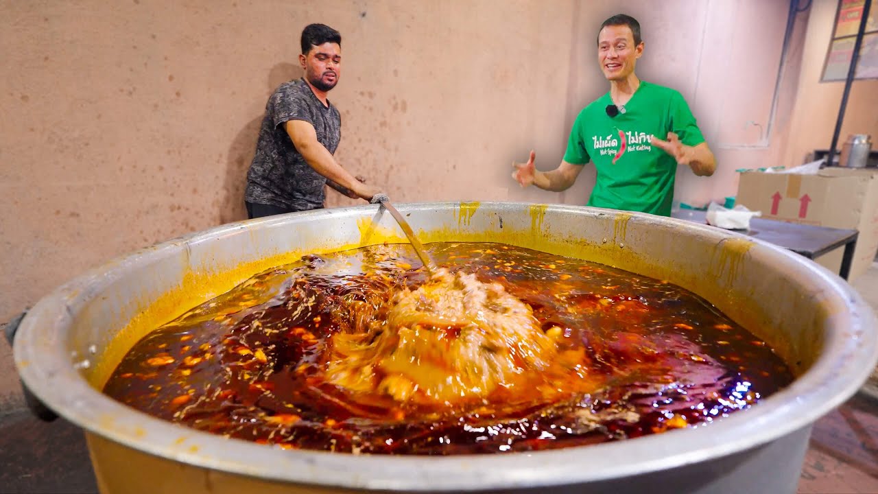 1,000 Kg. BIRYANI JACUZZI - Giant Indian Food!! Biryani Tour in Bengaluru, India! 23 hq720 123