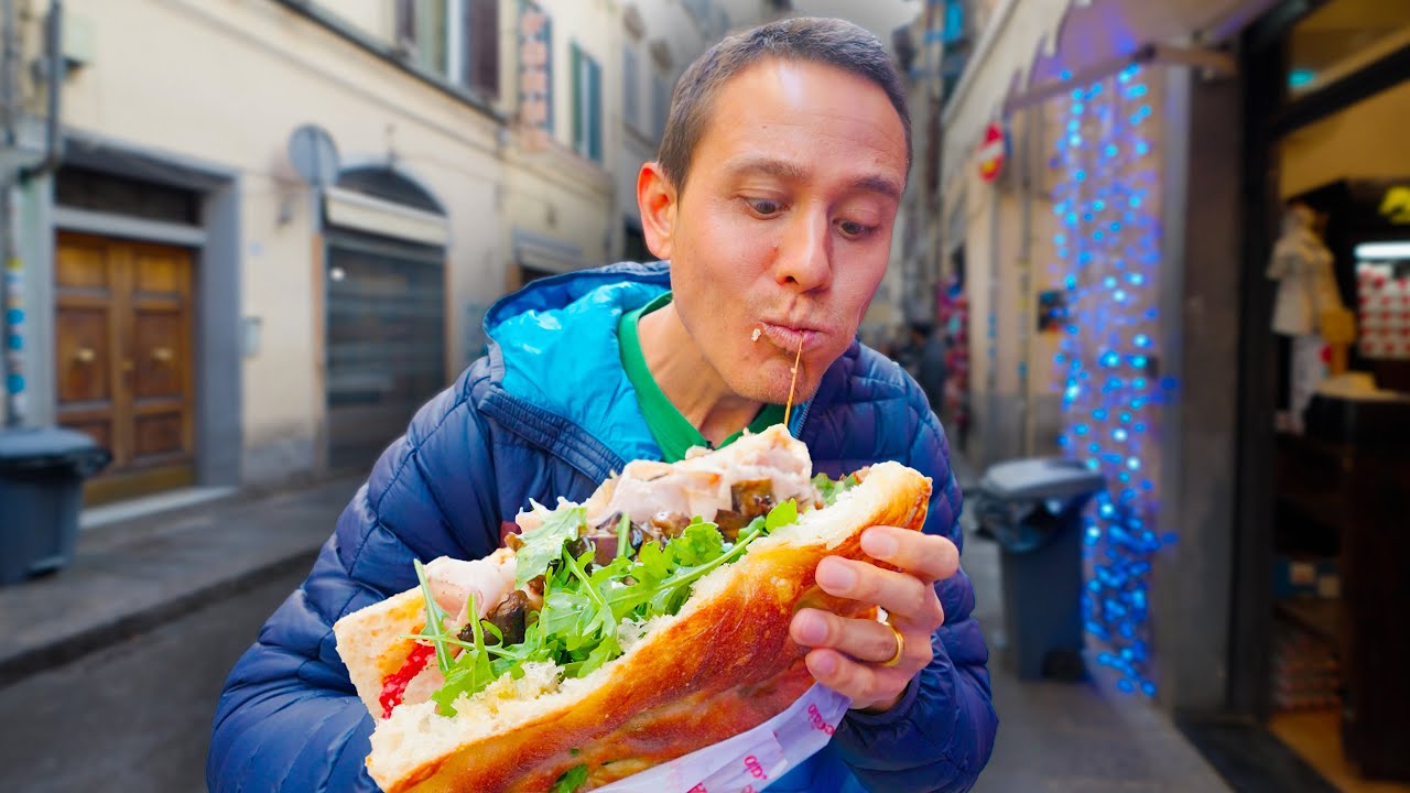 Italian Street Food!! World’s Most Famous Sandwich - Florence, Italy!! 23 hq720 148