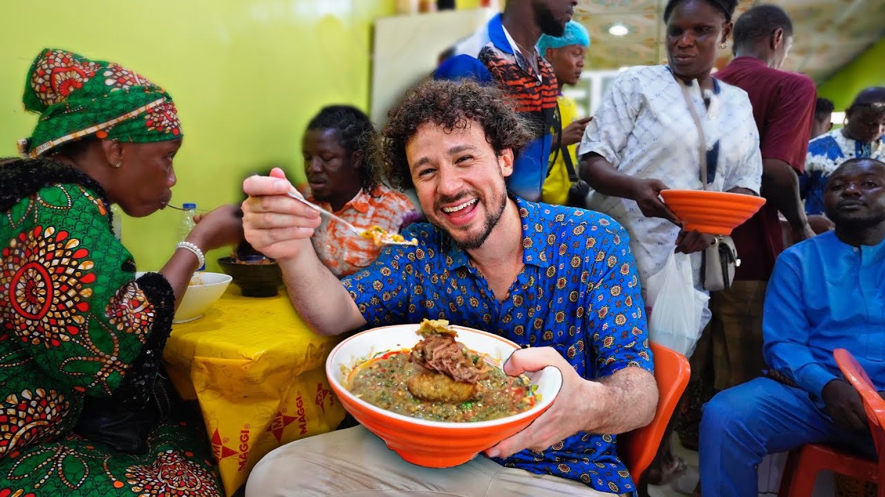 Probando comida callejera en NIGERIA | ¡Mucho picante africano! 16 hq720 1524