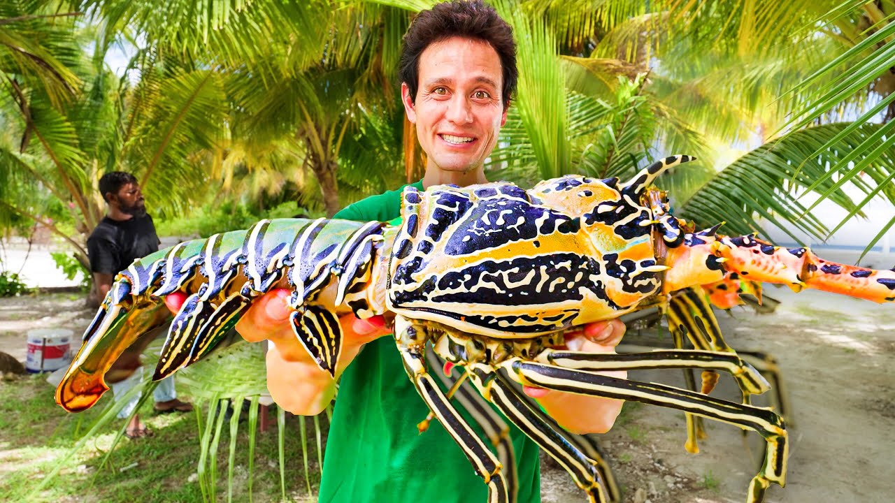 Eating Giant Rock Lobster!! Why This REMOTE ISLAND is Food Paradise!! 11 hq720 16
