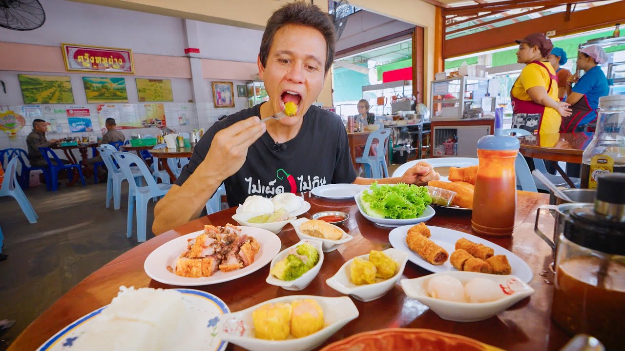 Dim Sum Breakfast of Champions!! BEST THAI FOOD in Remote Thailand! 22 hq720 173