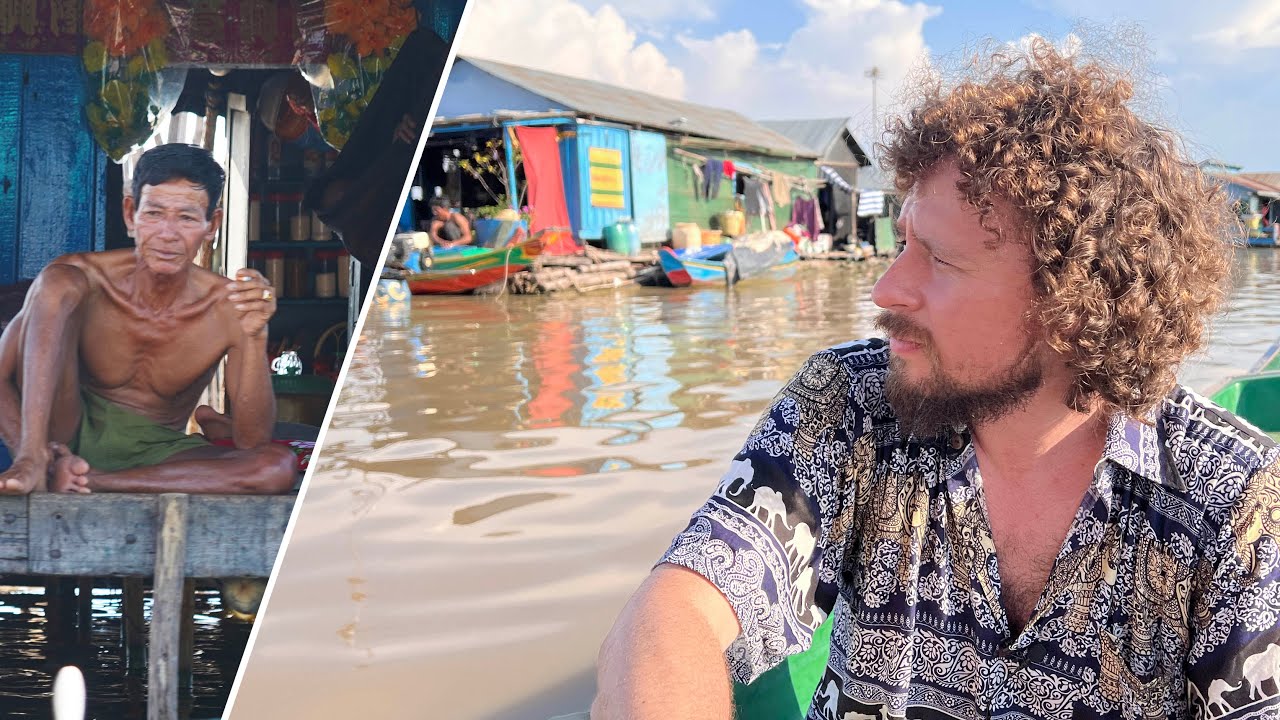 LES PROHÍBEN VIVIR EN LA TIERRA (así que viven en el agua) | Camboya 26 hq720 1741