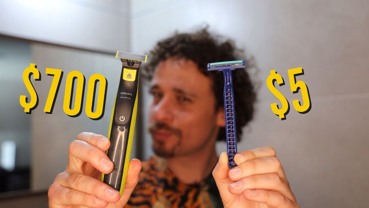 Afeitarse con $5 vs $700 | BARATO vs CARO | ¿Hay diferencia? 11 hq720 2030