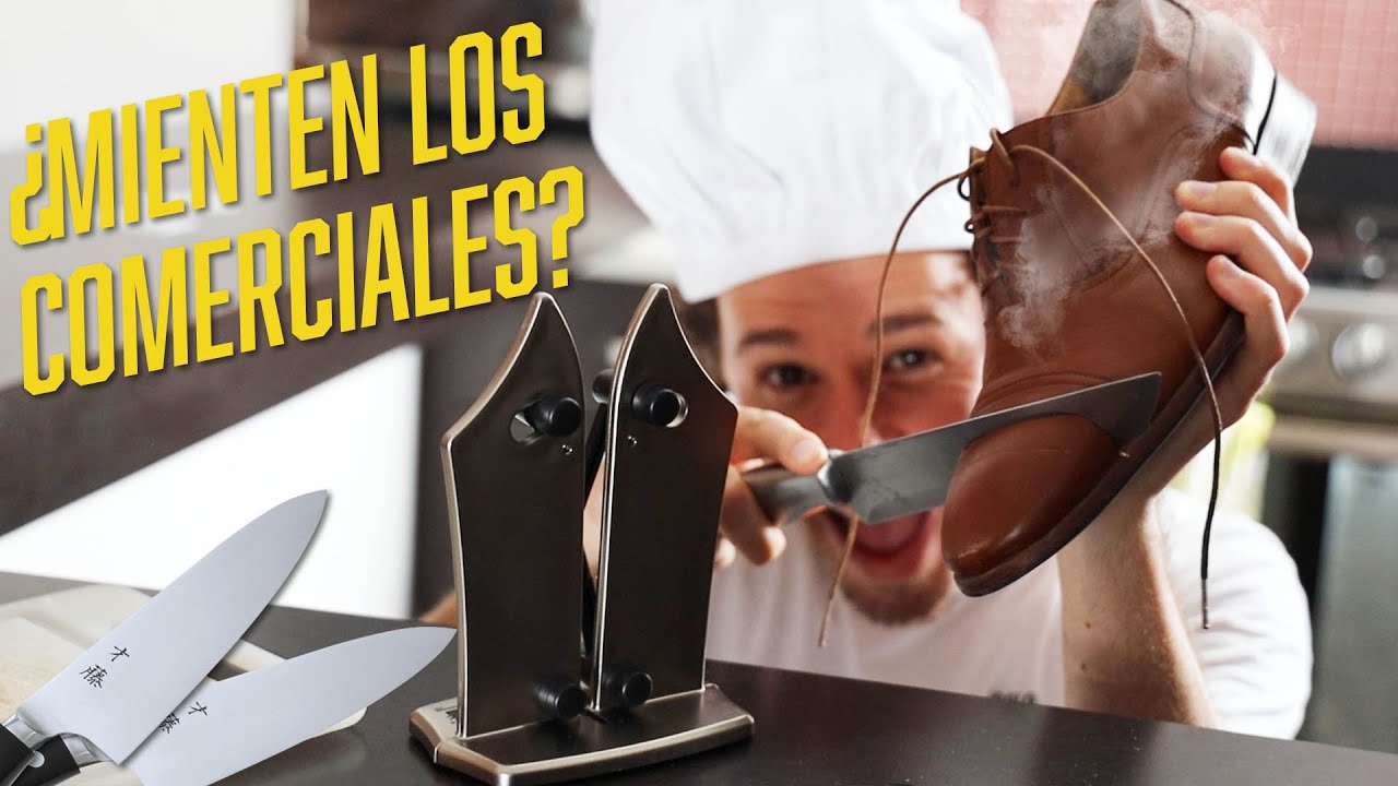 ¿Funciona el afilador SÚPER POTENTE de la tele? | Productos de infomerciales 10 hq720 2054