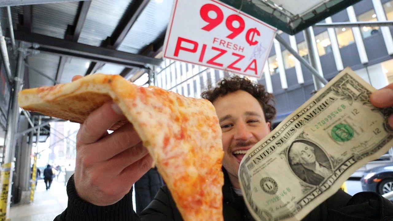 PROBANDO PIZZAS DE $1 | ¿Cuál es la mejor? 25 hq720 2097