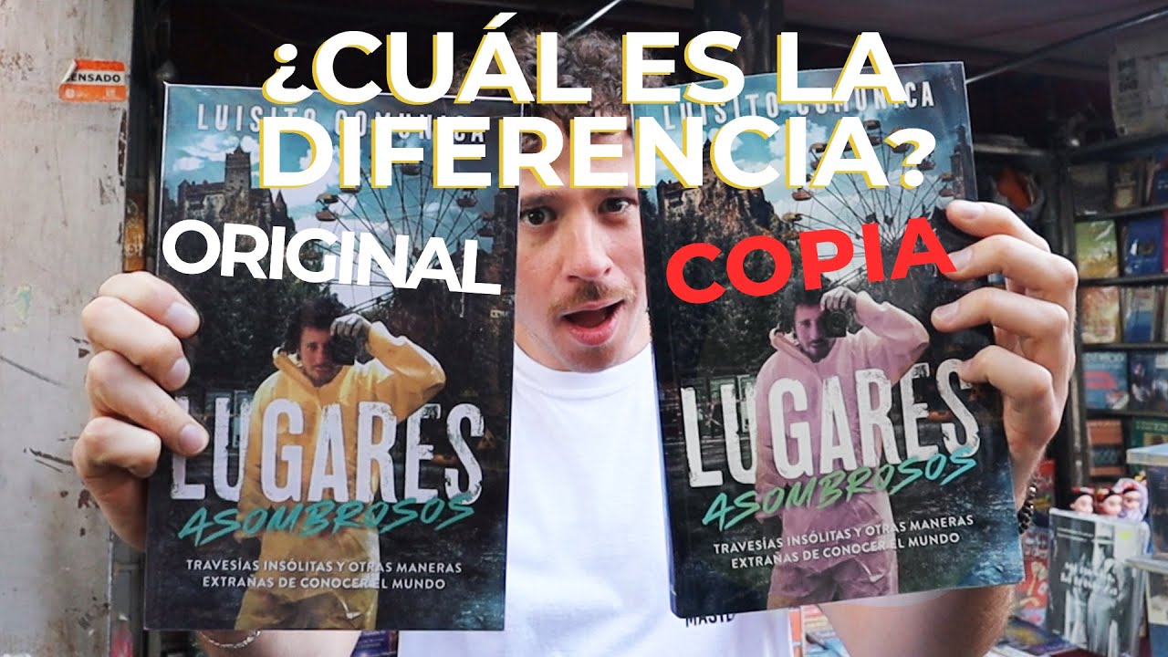 Encontré PIRATERÍA de mi libro ORIGINAL vs PIRATA 27 hq720 2128