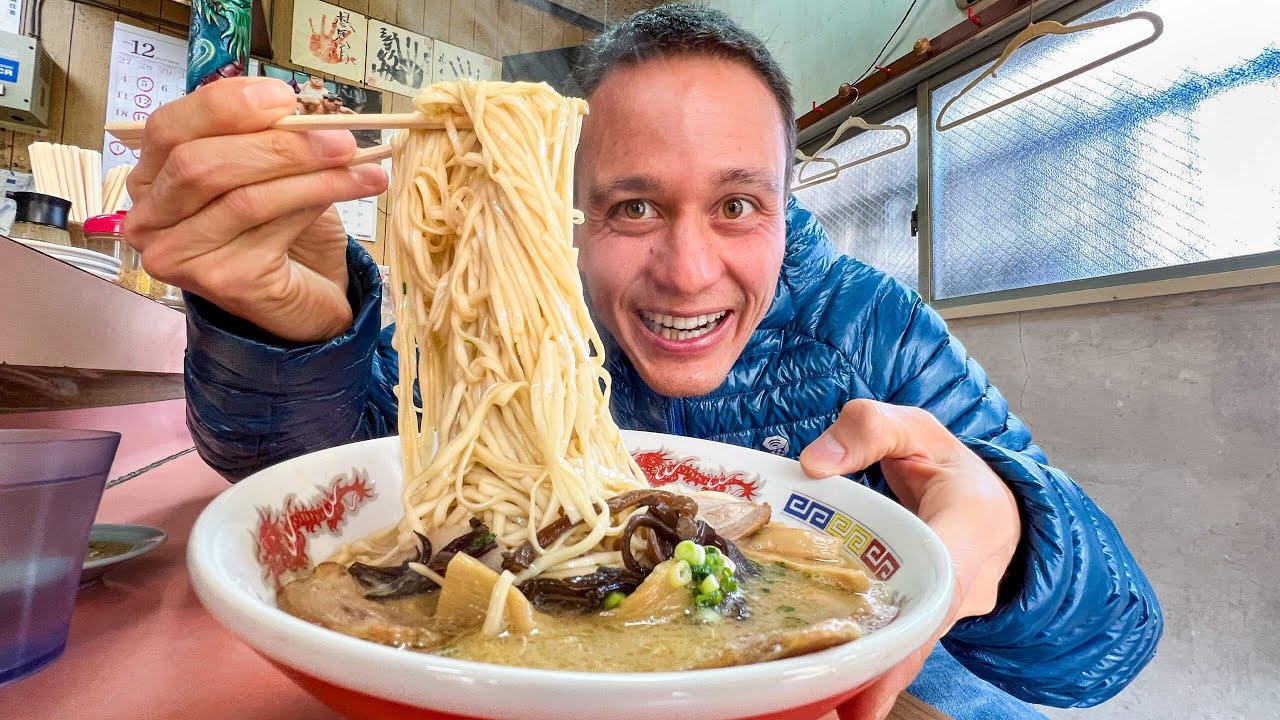 Japanese Food!! $6 ALL YOU CAN EAT Udon + Ramen in Fukuoka!! 29 hq720 226