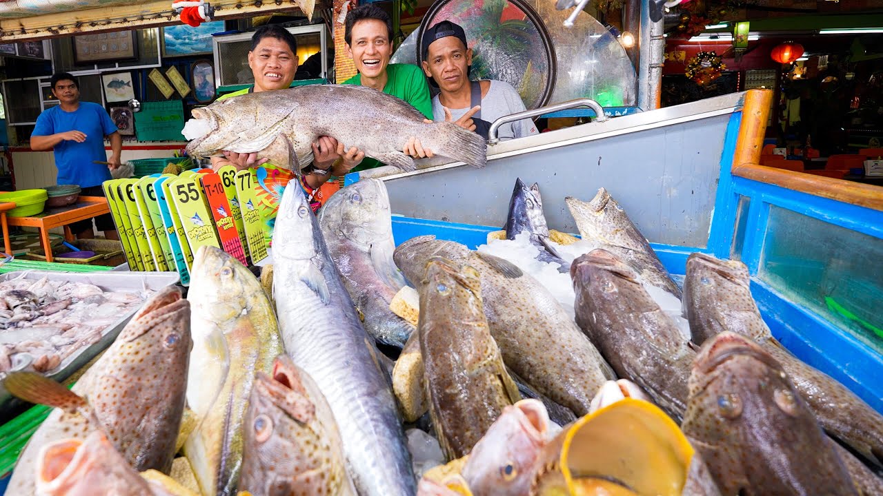 Filipino Food EXTREME SEAFOOD!! Unbelievable Cooking Skills in Bacolod, Philippines! 23 hq720 239