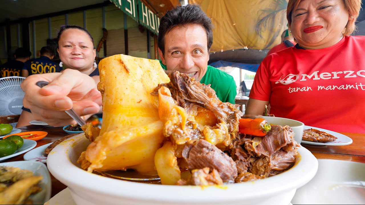 Best Filipino Food!! DINO BONE CANSI - Prized Dish of Bacolod, Philippines! 10 hq720 242