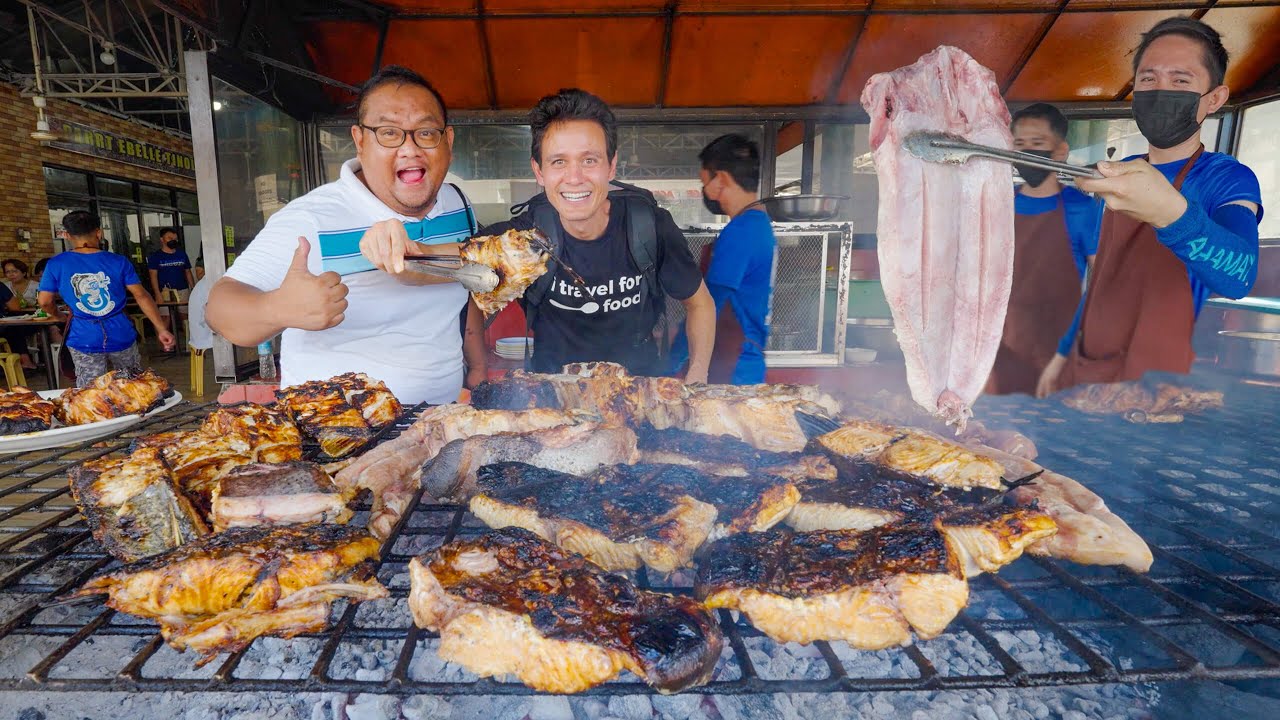 Filipino Food - Extremely Popular!! FISH BARBECUE + Kinilaw in Cebu, Philippines! 25 hq720 246