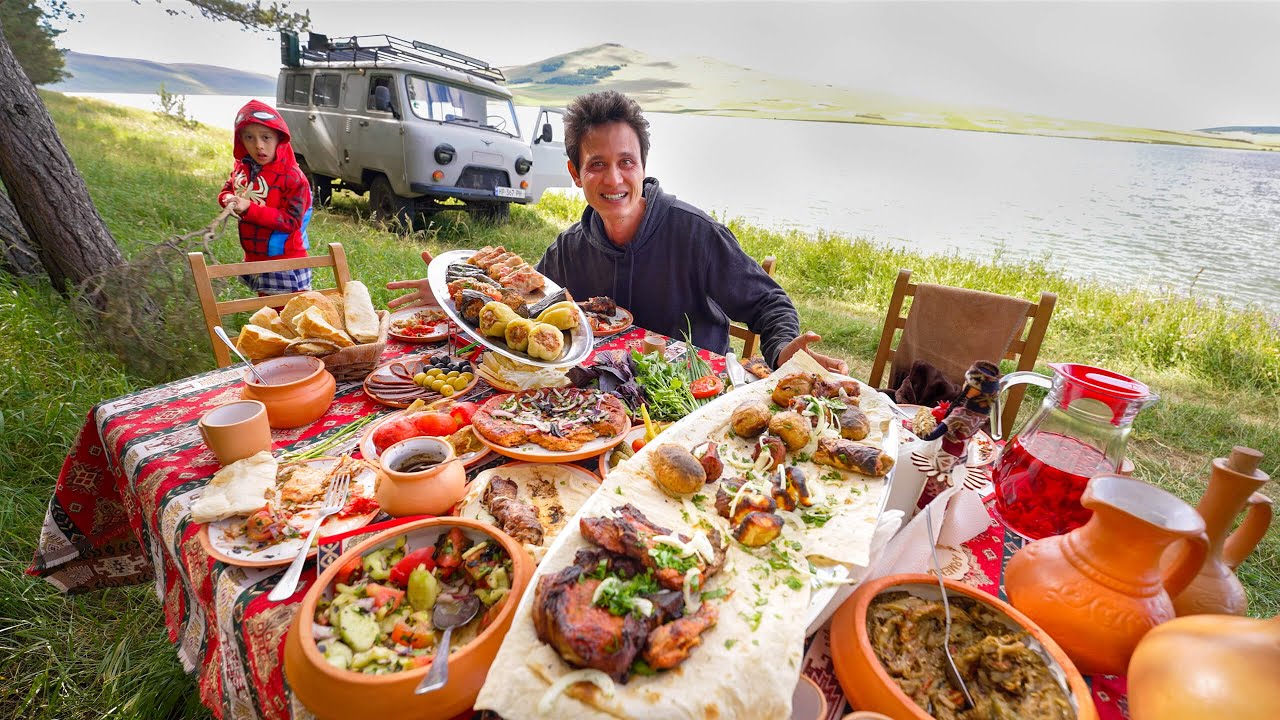 Carnivore Picnic Food - All The MEAT You Can Eat - 13 Types of Kebabs!! 14 hq720 252