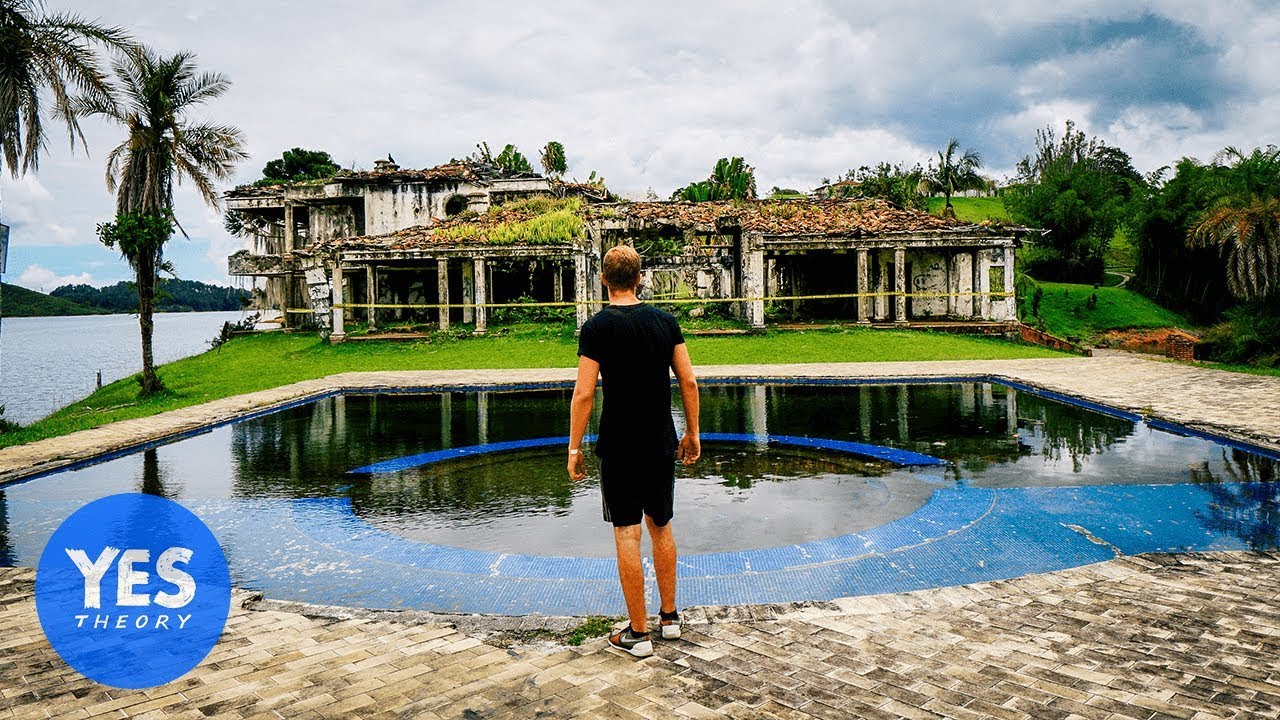 Abandoned $10,000,000 Mansion of Pablo Escobar (paint balled inside!) 22 hq720 2523