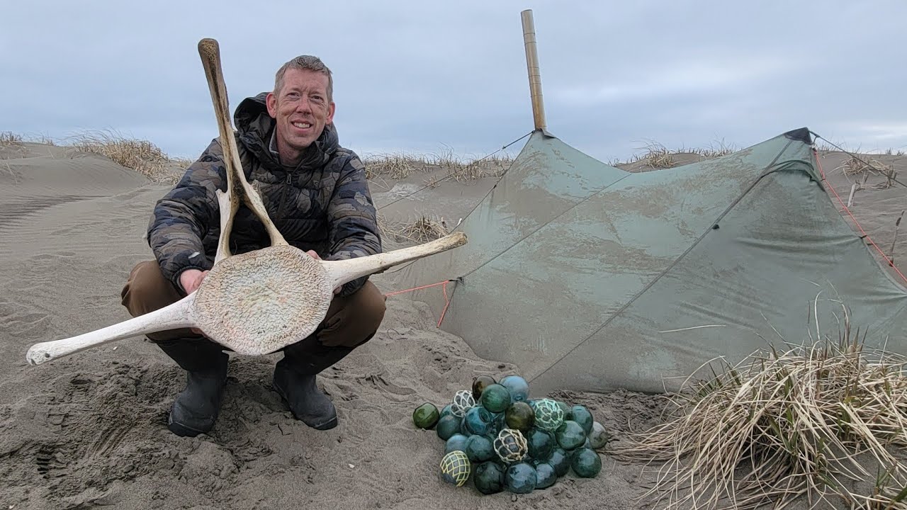 Camping in Whale Graveyard & Treasure Hunting Remote Alaskan Beaches 22 hq720 2675