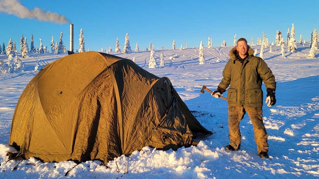 4 Days Camping in Alaska at -23 Degrees 25 hq720 2682