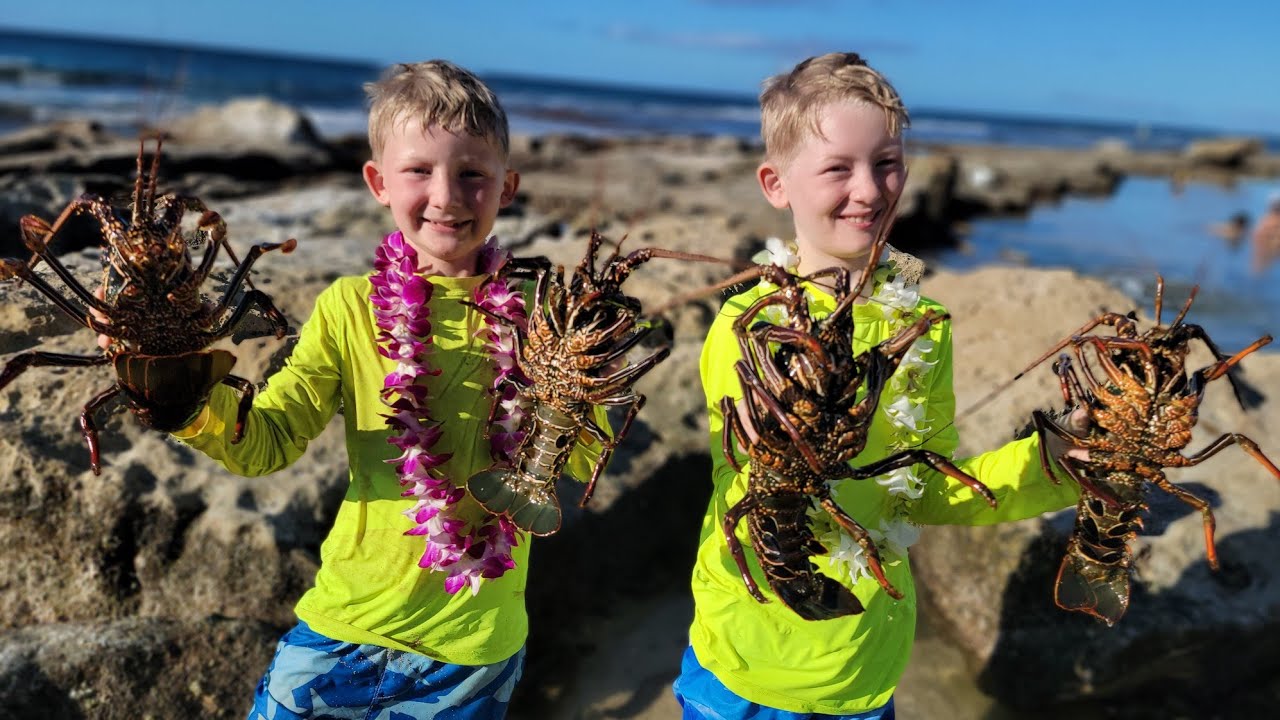 9 Days Fishing & Foraging in Hawaii - Lobster Diving + Spearfishing Catch & Cook 26 hq720 2713