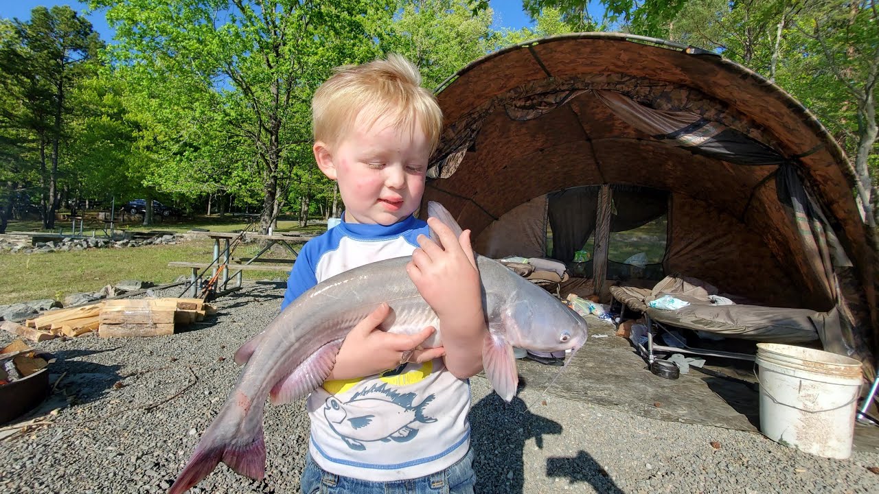 3 Days Camping Catch & Cook - Bank Fishing for Catfish Exploring New Water 28 hq720 2816