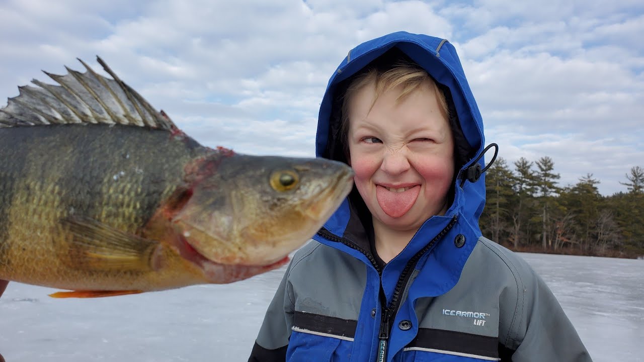 Winter Camping, Ice Fishing & Family Adventure in Maine 28 hq720 2819