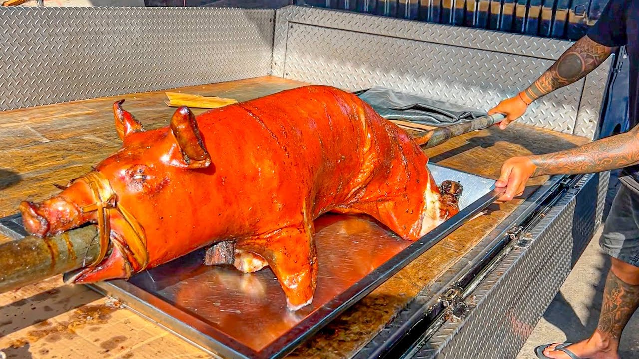 Street food in Bali - The Most FAMOUS Babi Guling! Let's eat! 23 hq720 2885