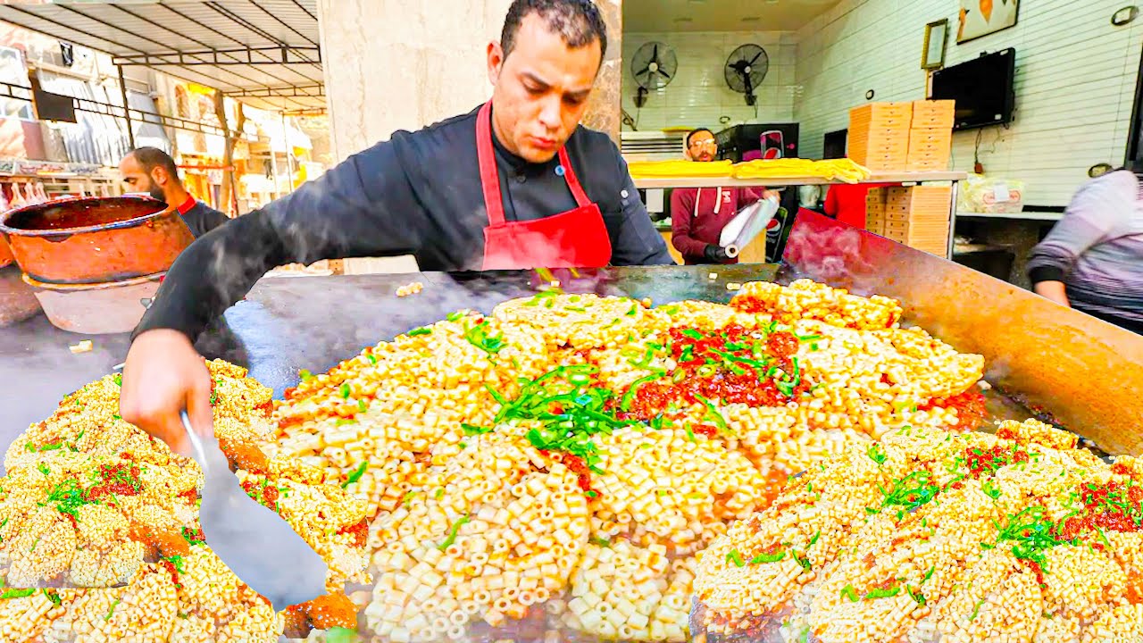 Most EXTREME Street Pasta in the WORLD - The BEST Street Food Tour of Cairo, Egypt - LET'S EAT!!! 28 hq720 2889