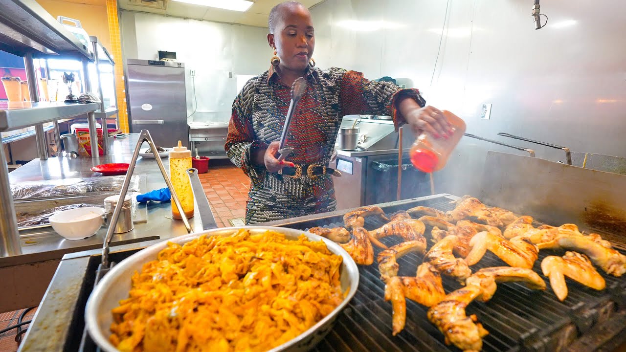 Zimbabwean Food - Amazing PIRI PIRI CHICKEN + Boerewors at Zweli's! 24 hq720 290