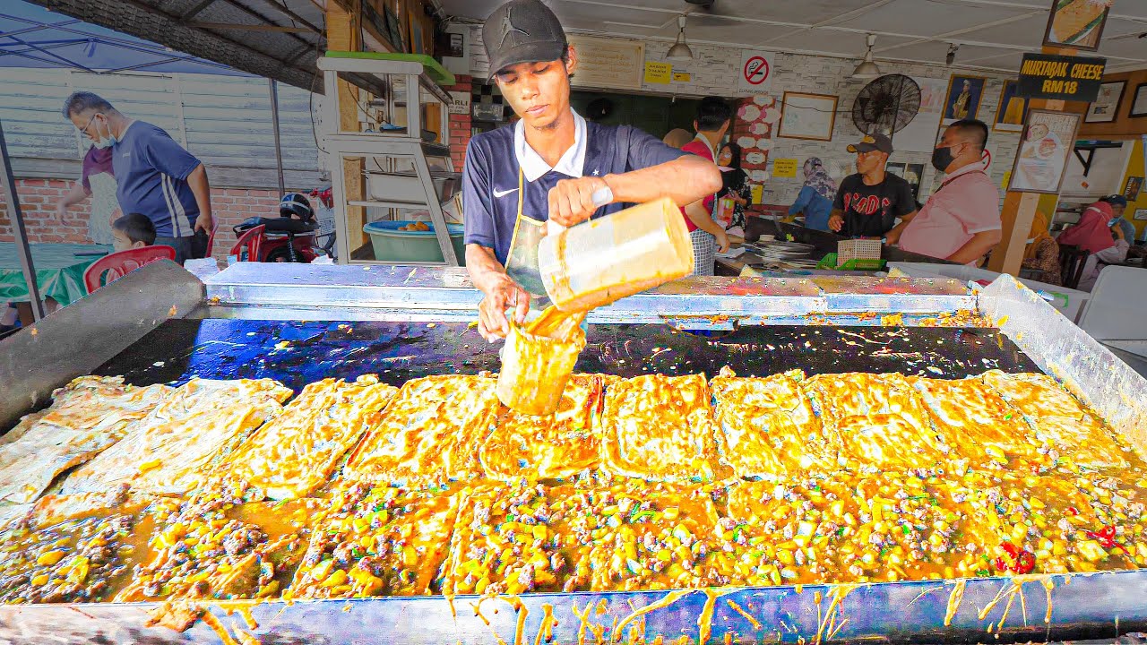 EXTREME Street Food in MALAYSIA!!! BIGGEST OMELETTE MASTER (100 Eggs) + BEST Street Food of Malaysia 23 hq720 2922