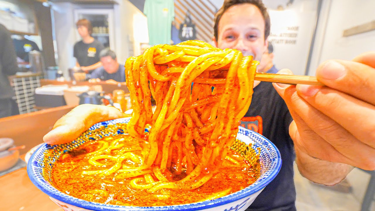 FUKUOKA Noodle Tour!!! Going DEEP for SPICY Tsukemen, LIME Soba + The FIRST ICHIRAN Ramen in Japan! 30 hq720 2972