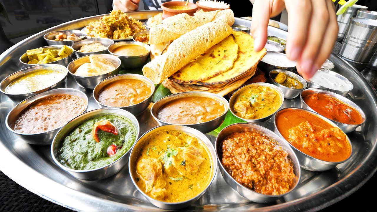 Enter CURRY HEAVEN - Mumbai's BIGGEST Thali (38 Items) + BEST Indian Street Food in Mumbai, India! 25 hq720 3026