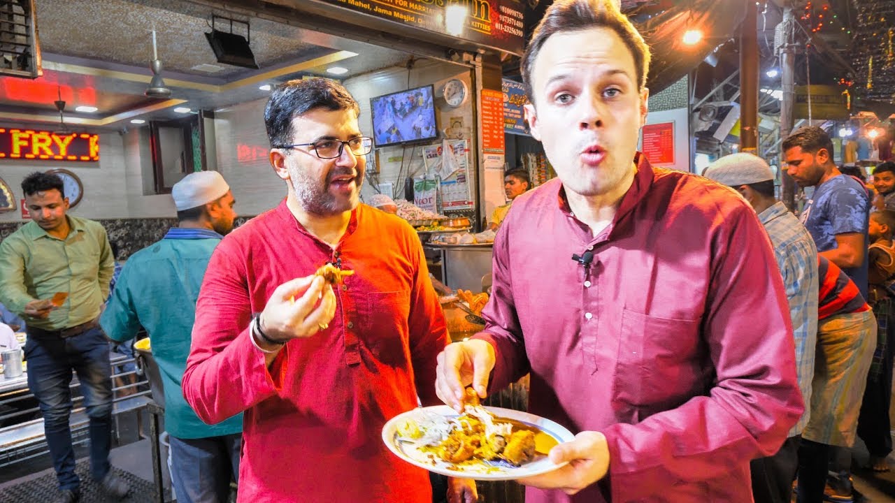 EXTREMELY DEEP Indian Street Food Tour of OLD DELHI - INSANE Street Food ACTION for RAMZAN! 22 hq720 3031
