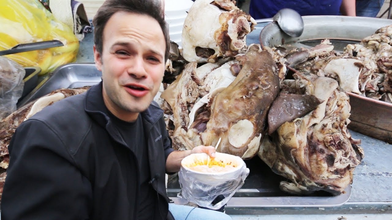 Chinese Street Food FRENZY! LAMB HEAD Soup + Organ Tour in Kashgar, China 11 hq720 3103
