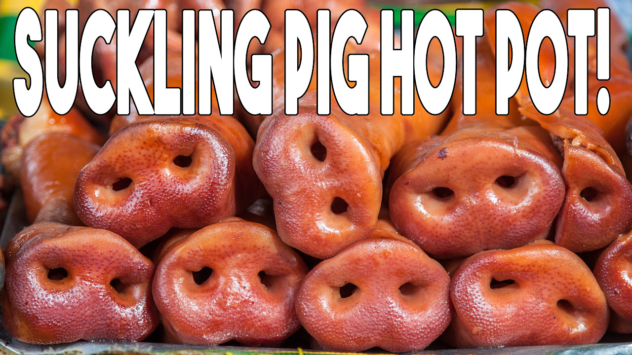 Chinese Street Food Market and the BEST Suckling Pig Chicken Hot Pot in China 26 hq720 3151