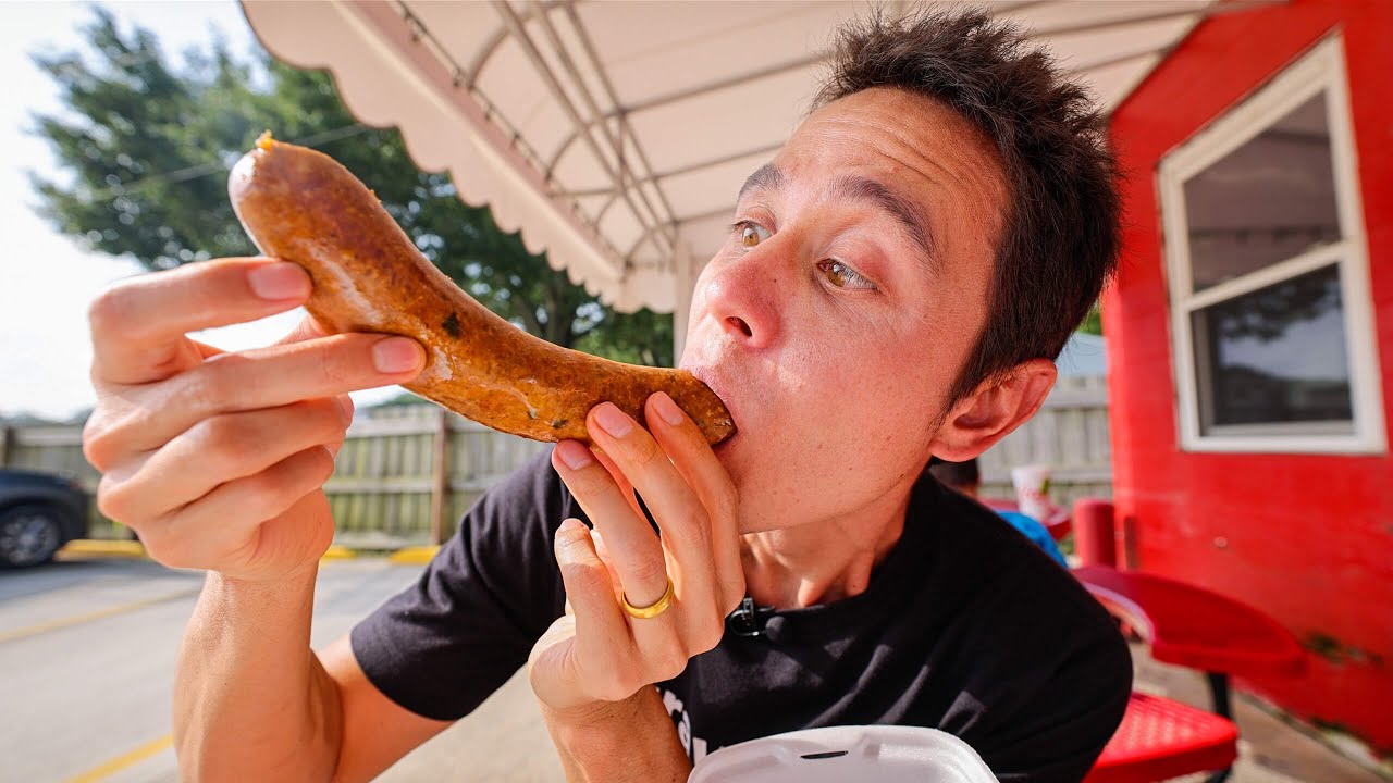 6,000 Pounds of SPICY SAUSAGE Cajun Food Factory - Best Food Louisiana!! 11 hq720 337