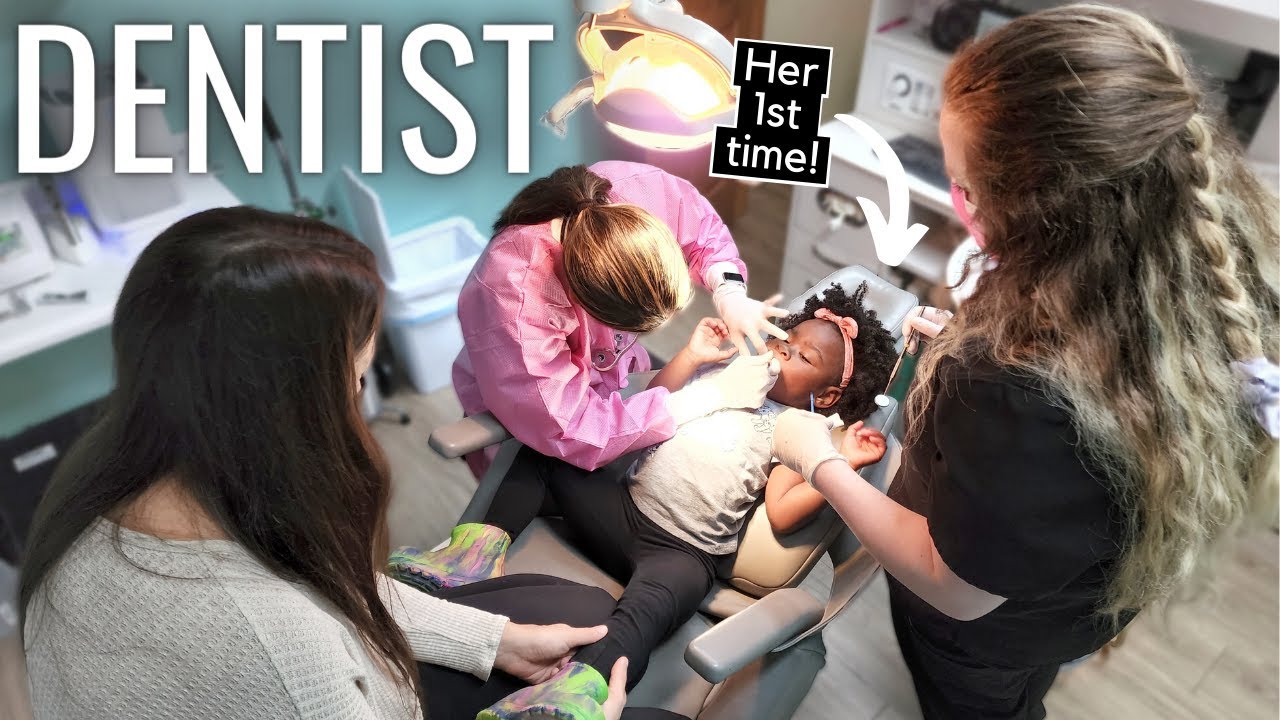 3 Year Old Dentist Visit & a BIG Surprise! 29 hq720 3381