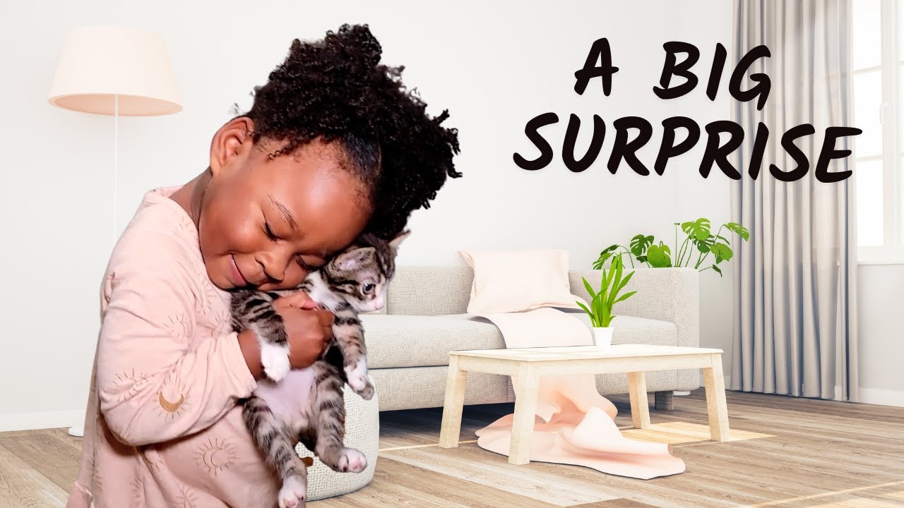 Surprising Tyanna with Kittens | Toddler Reacts to Big Surprise! 22 hq720 3394