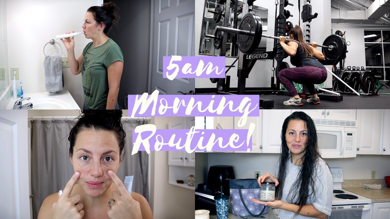 MY 5AM MORNING ROUTINE // NURSE 16 hq720 3445