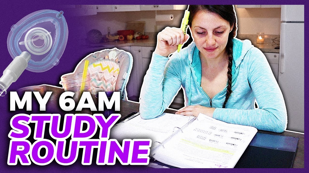 6AM STUDY ROUTINE | WAKING UP EARLY! 24 hq720 3471