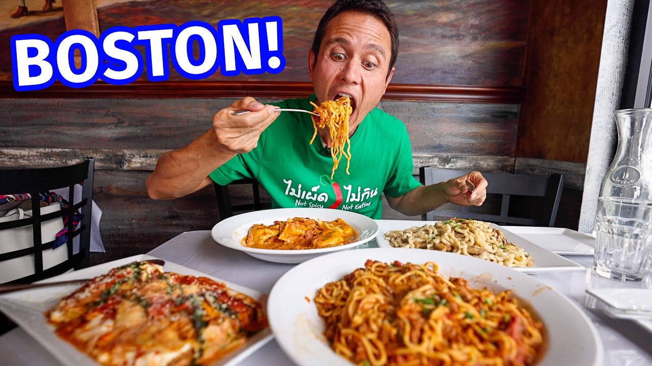 Boston Food Tour - HUGE ITALIAN FOOD + 16” Chicken Parmesan Sub!! | Boston, Massachusetts 22 hq720 348