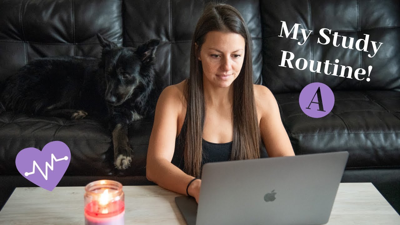 My Study Routine for Straight A's | Nursing & CRNA School Edition! 24 hq720 3533