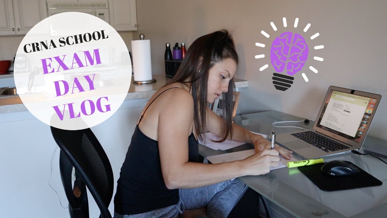 CRNA School | EXAM DAY VLOG: Dealing with Test Anxiety 24 hq720 3547