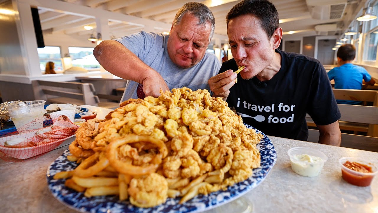 $284 Fisherman’s Platter!! KING OF FRIED SEAFOOD in New England!! 30 hq720 355