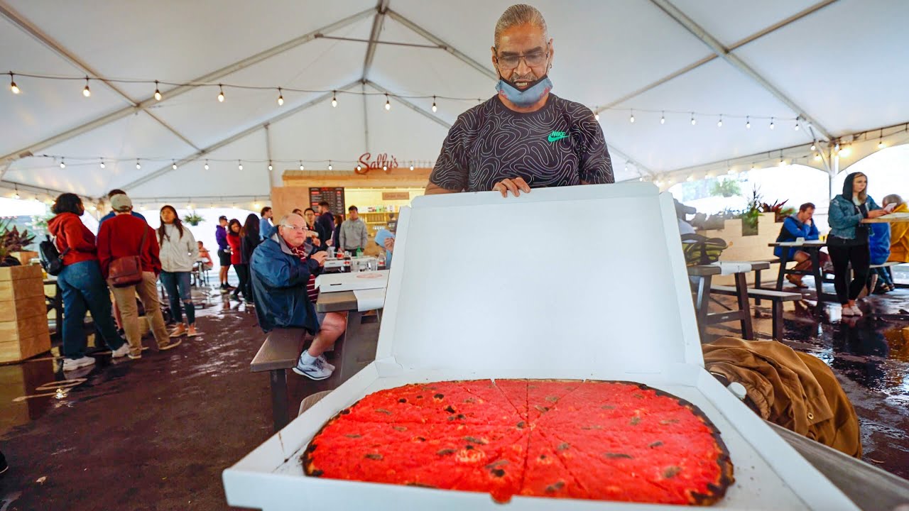 Sally’s Apizza Review - BEST GIANT PIZZA!! Coal Fired Pizzas in New Haven, Connecticut! 27 hq720 358