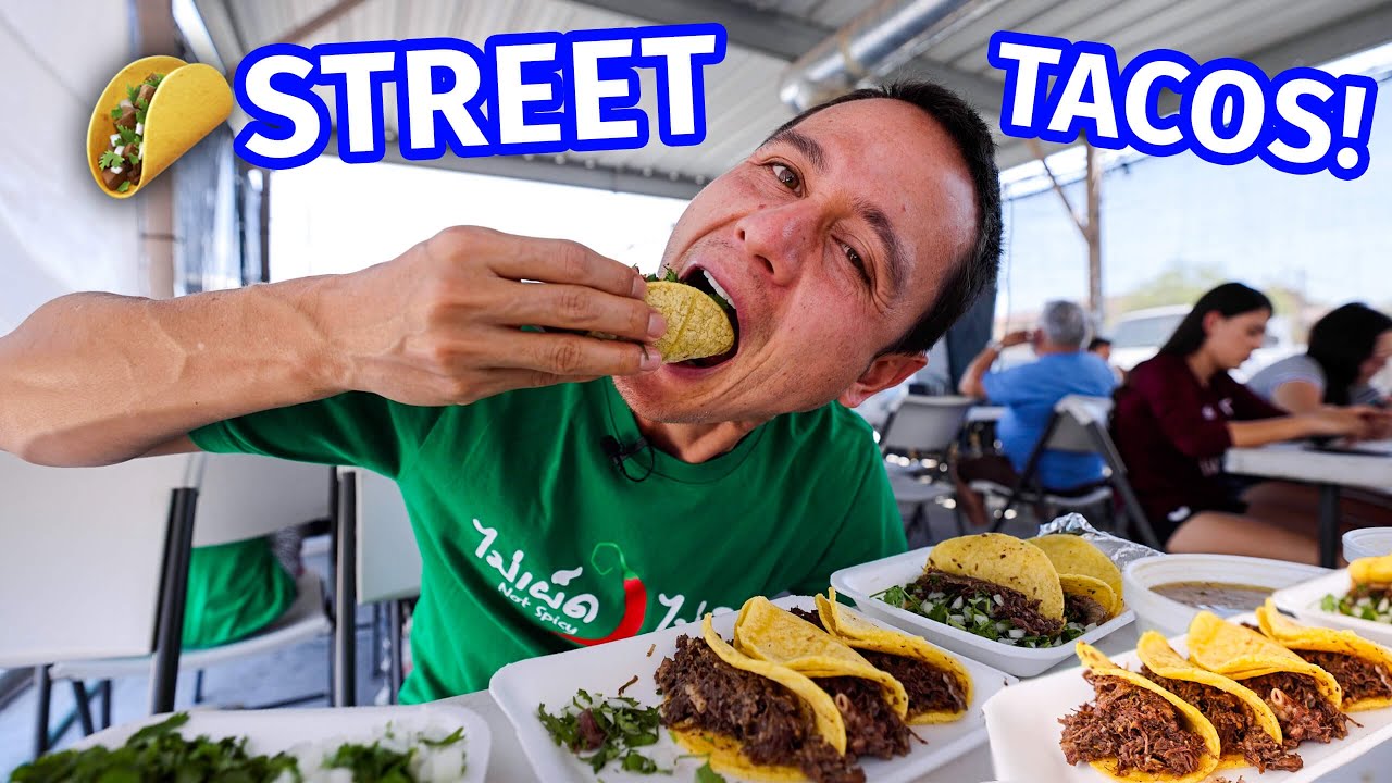 Ultimate Mexican Street Food Tour!! MEAT JUICE TACOS + Sonoran Hot Dogs in Tucson, Arizona!! 24 hq720 363