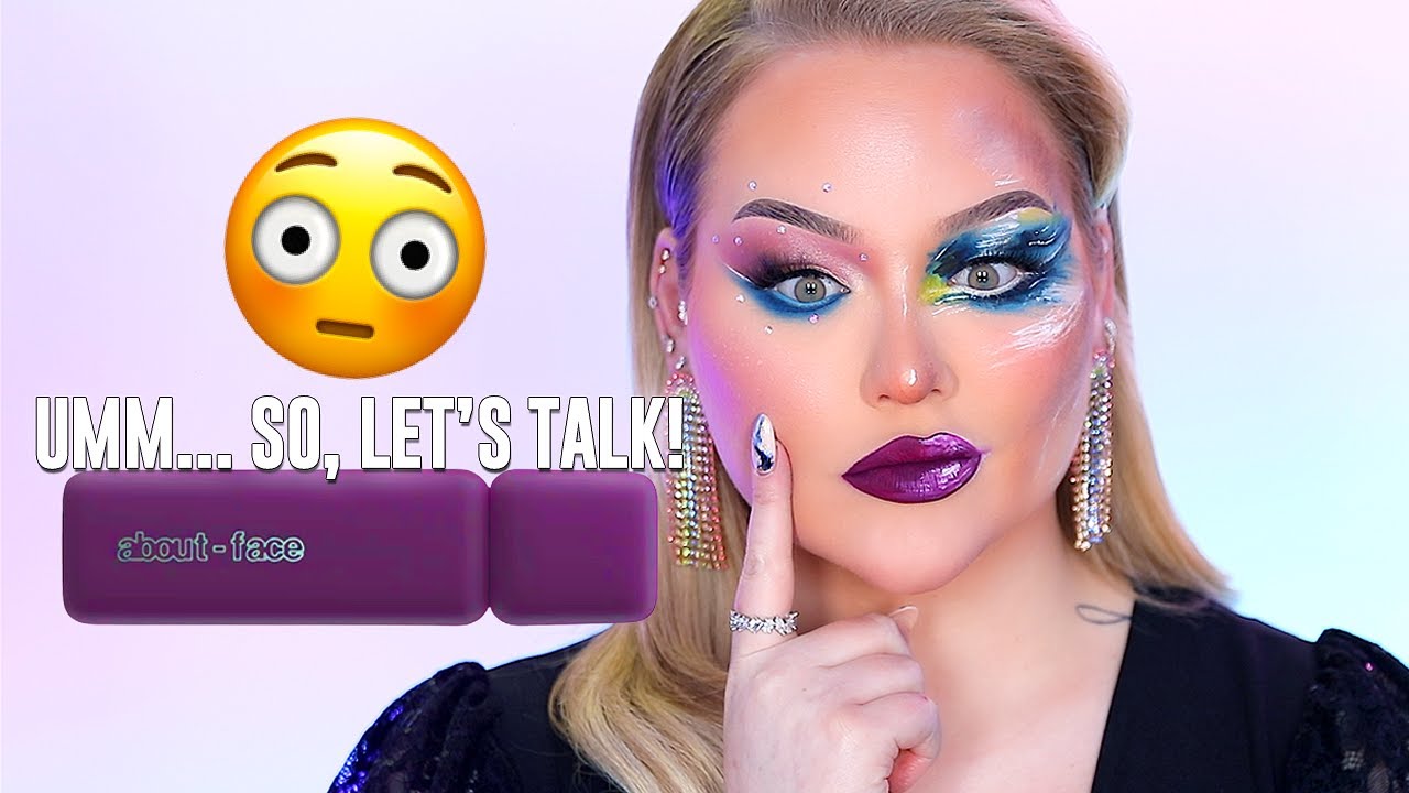 Halsey Collab Canceled?... ABOUT-FACE Review! | NikkieTutorials 14 hq720 3858