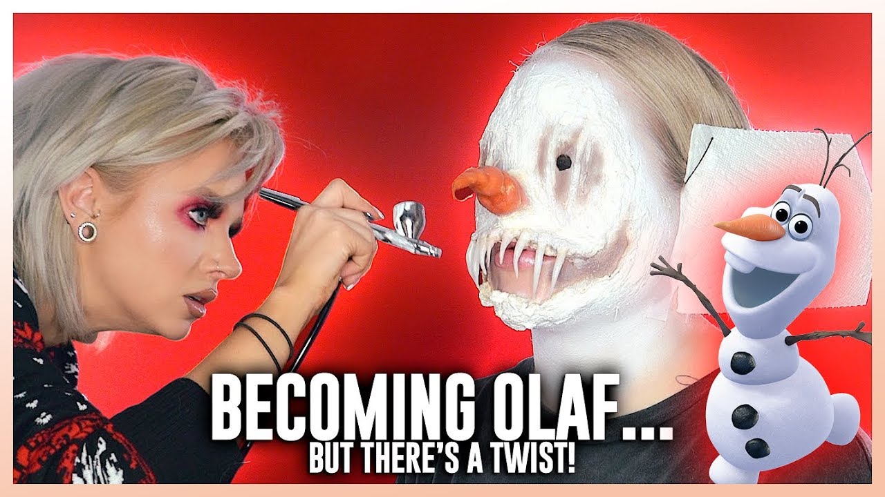 Glam&Gore Transforms Me Into FROZEN'S OLAF... but there's a twist! 27 hq720 3893