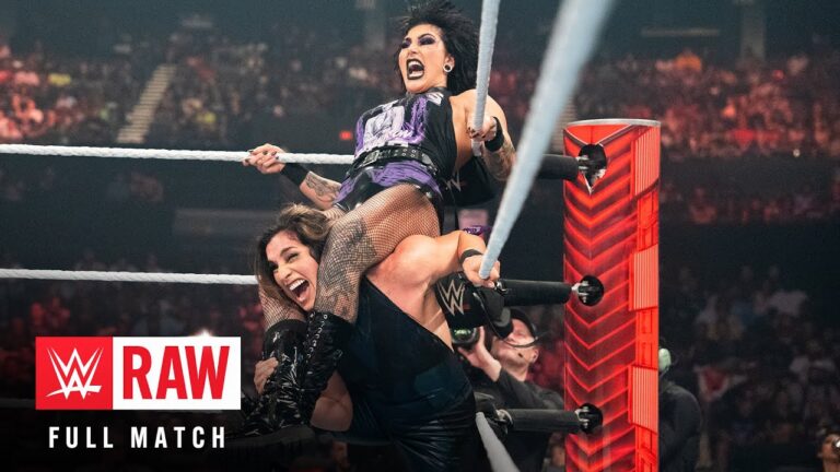FULL MATCH: Rhea Ripley vs. Raquel Rodriguez | Women's World Title Match: Raw, Sept. 11, 2023 hq720