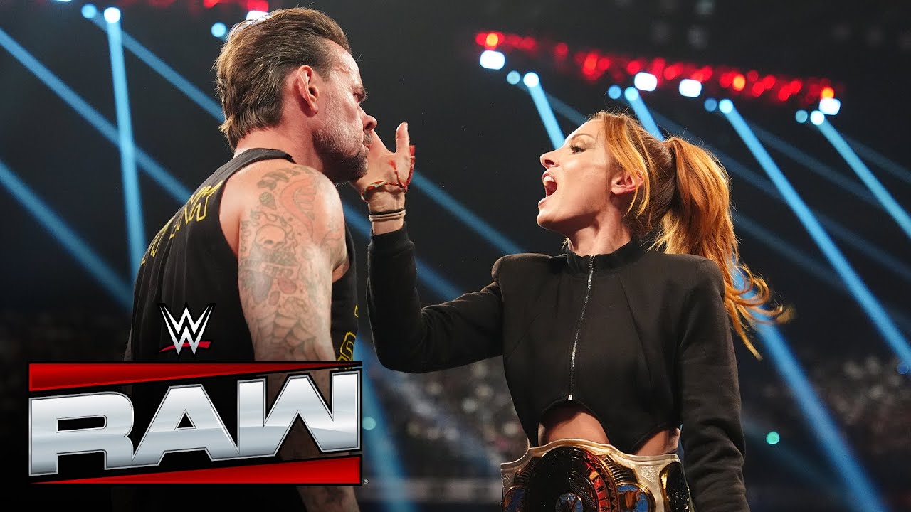 FULL SEGMENT: Becky Lynch SLAPS CM Punk: Raw highlights, Sept. 1, 2025 10 hq720 4051